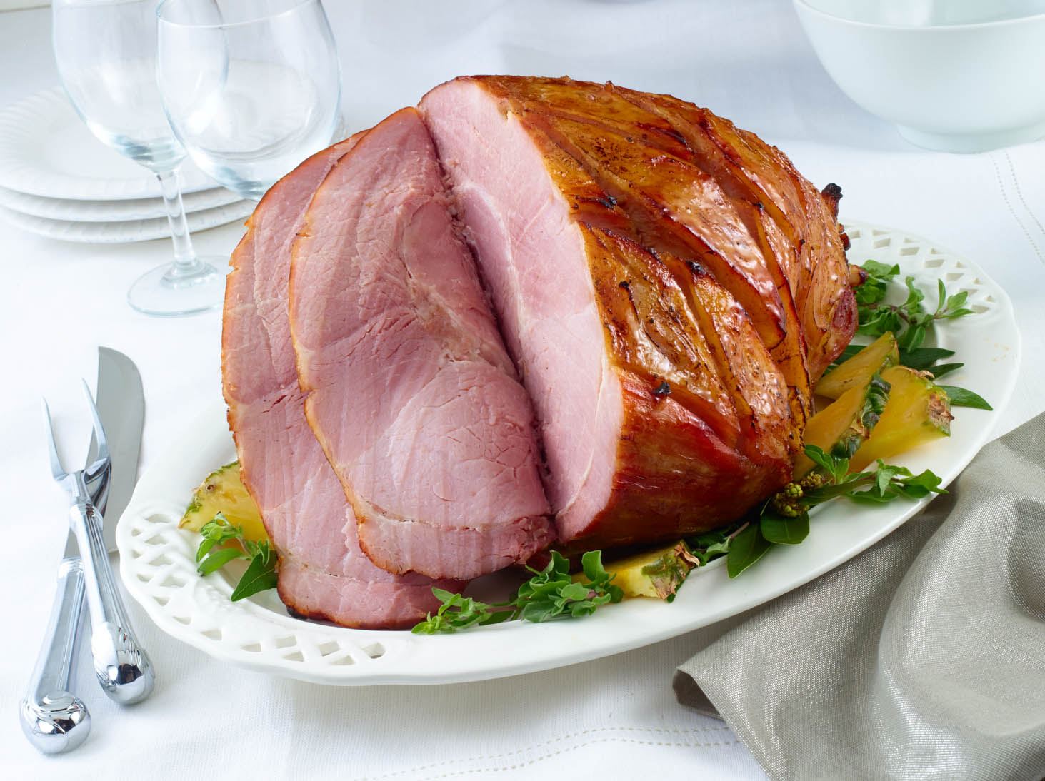 Pineapple-Glazed Ham