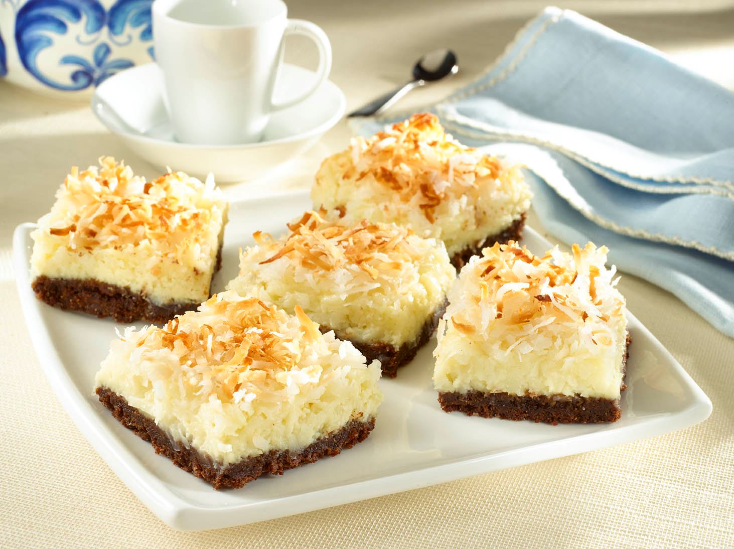 Coconut Cheesecake Bars