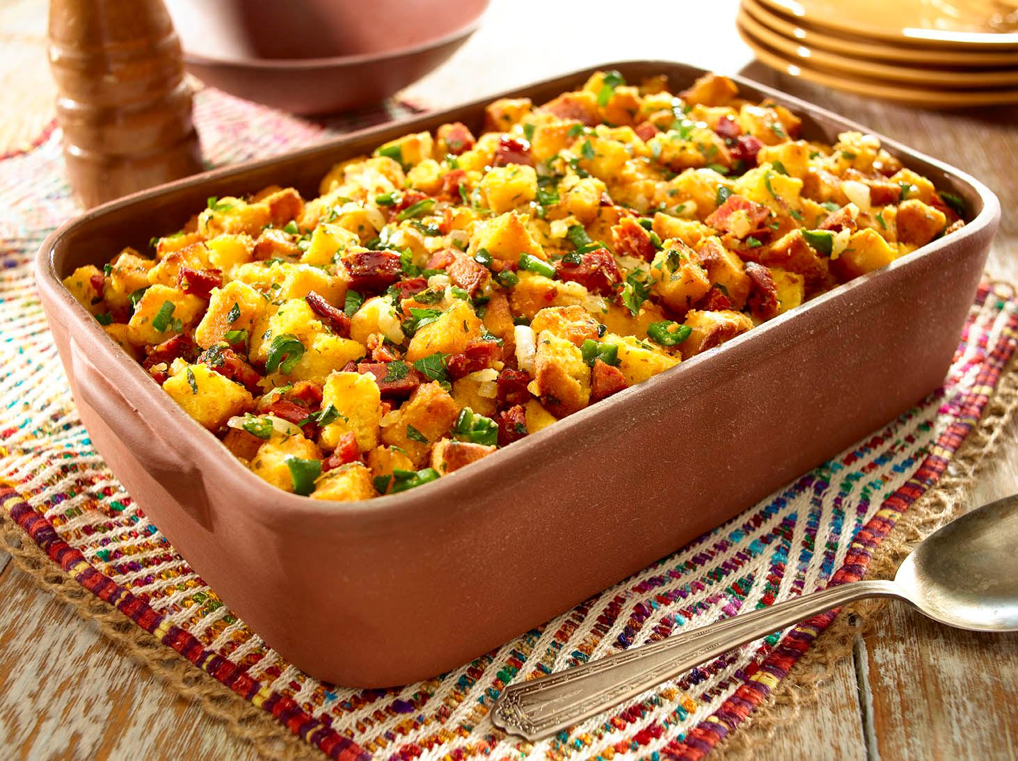 Cornbread and Chorizo Stuffing