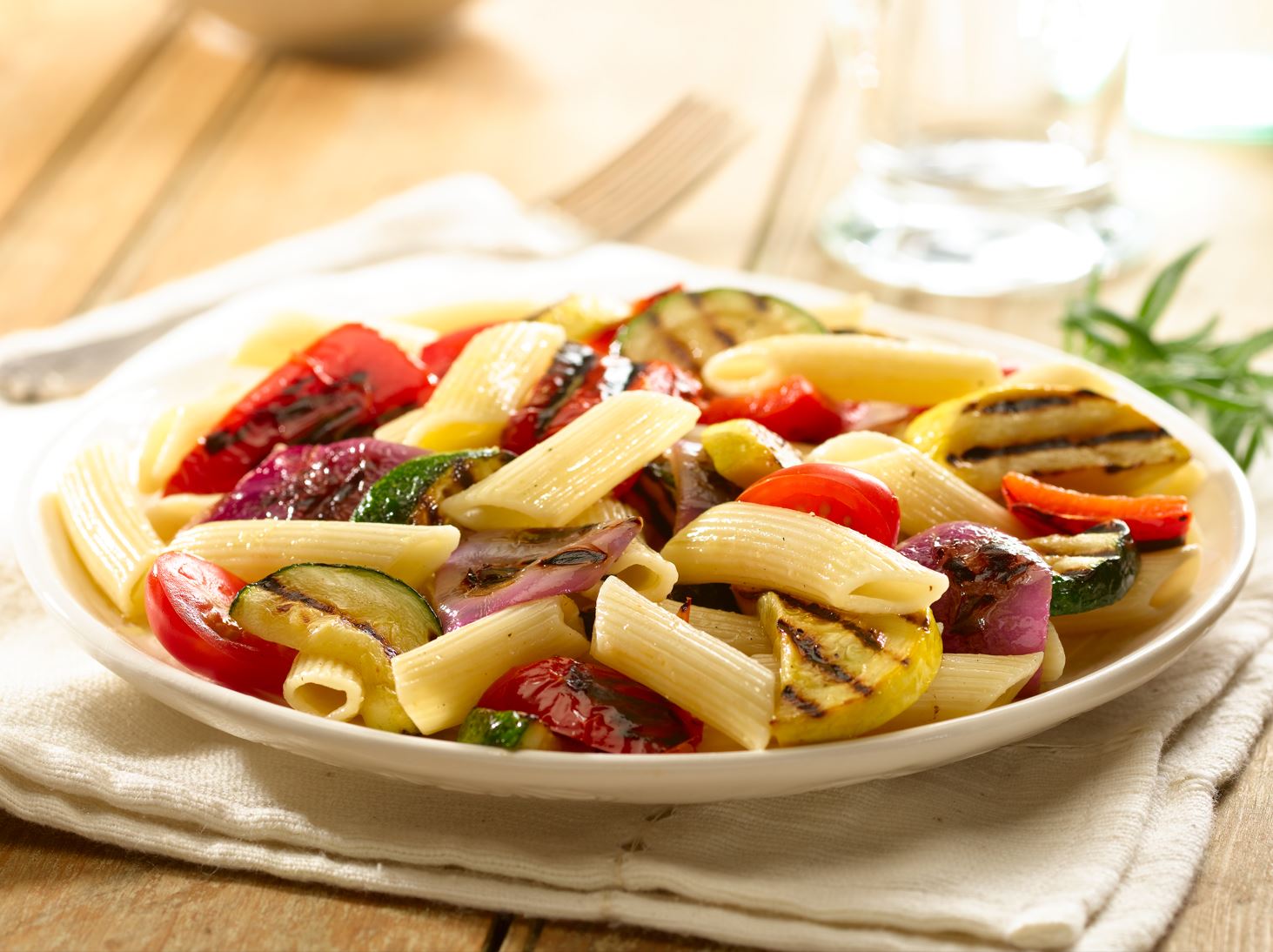 Grilled Summer Vegetable Pasta Salad