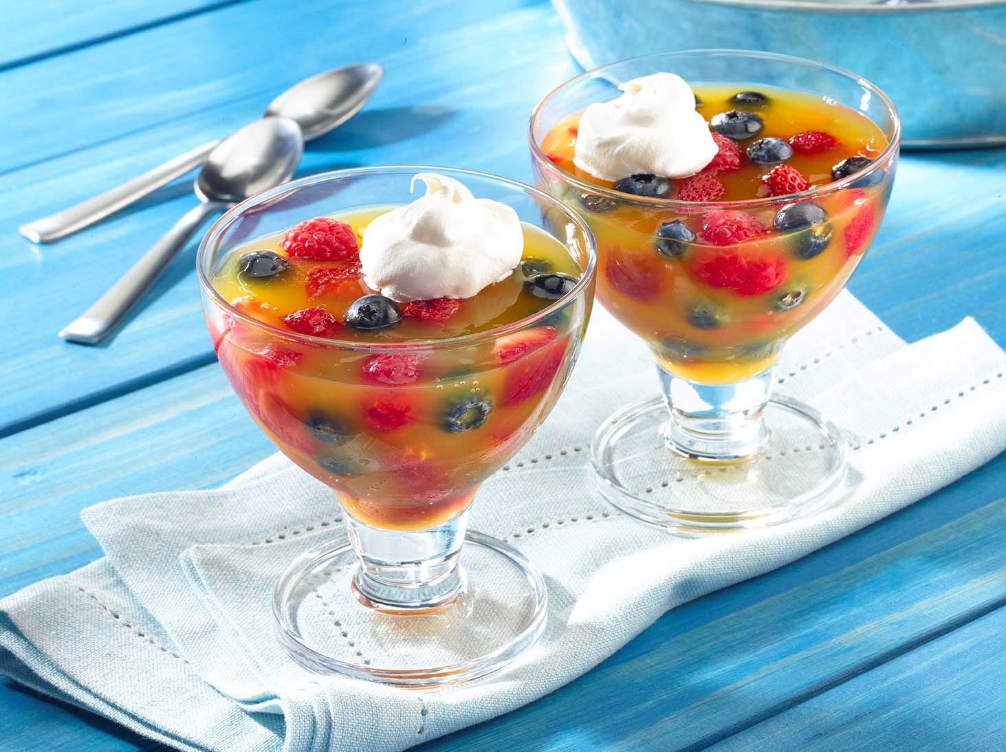 Passion Fruit Gelatin Cups