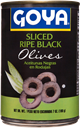  Aceitunas Negras en Rodajas