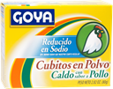 Cubitos en Polvo con Sabor a Pollo Reducido en Sodio