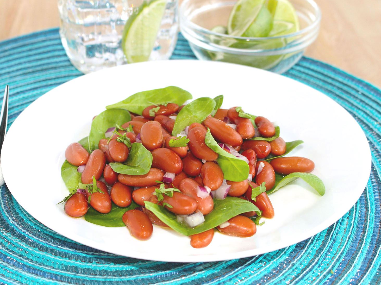 MyPlate Caribbean Red Bean Salad