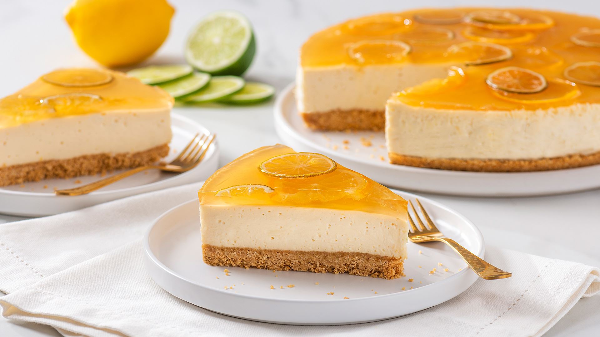 No-Bake Citrus Cheesecake