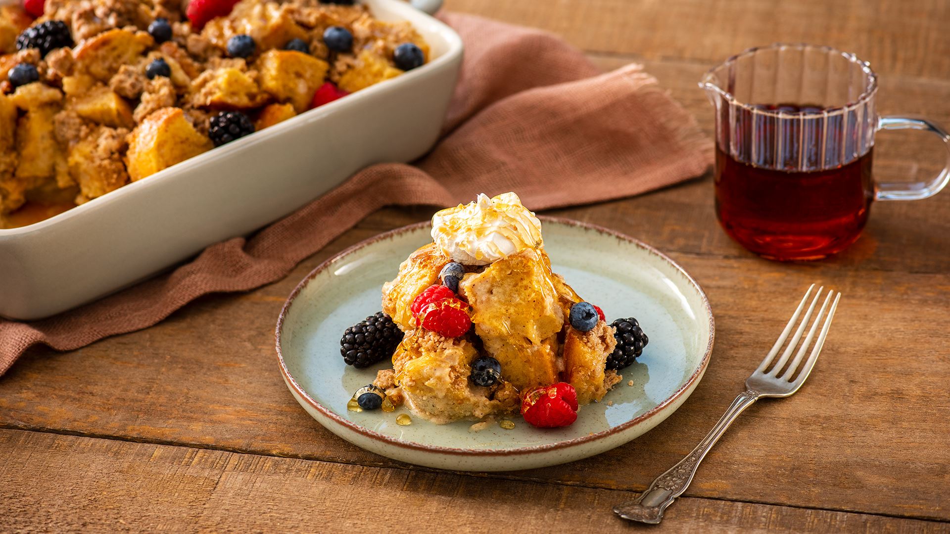 Coquito French Toast Casserole