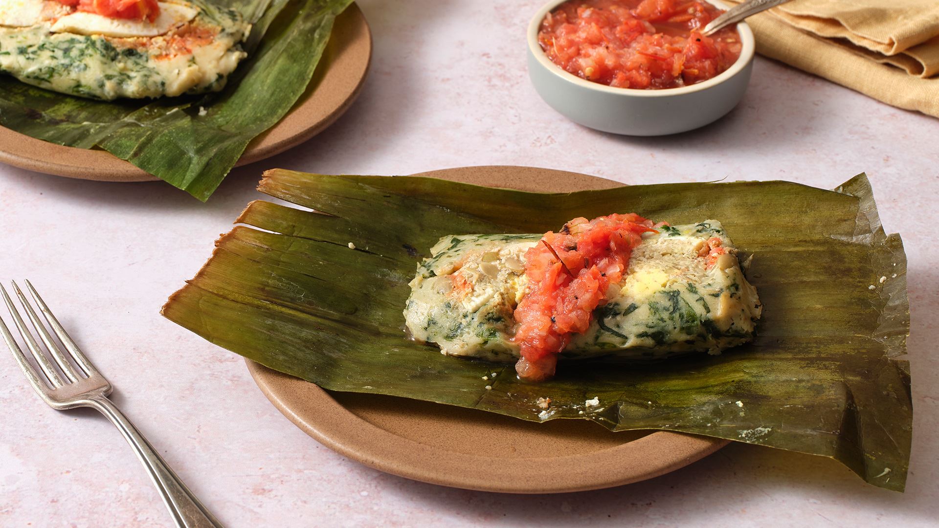 Pepita, Egg and Chaya Tamales